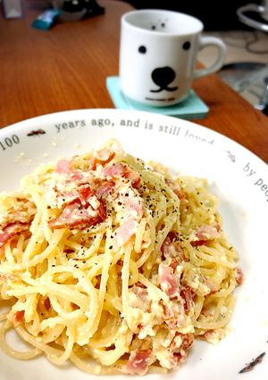 カルボナーラ-レシピのメイン写真