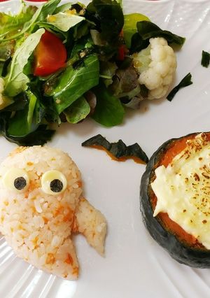 ハロウィンプレート-レシピのメイン写真