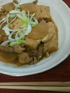 簡単✨豚肉と厚揚げの煮物-レシピのメイン写真