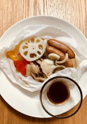 米油ソースde野菜の包み蒸し☆-レシピのメイン写真