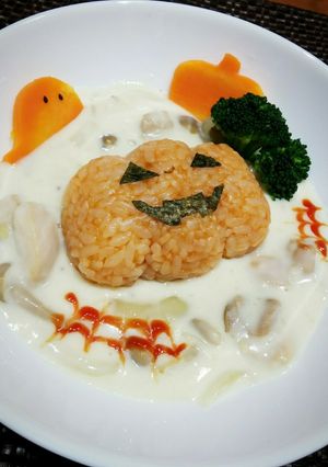 *チキンライスdeハッピーハロウィン*-レシピのメイン写真