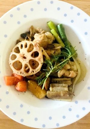 鶏手羽元といろいろ野菜の洋風ごった煮-レシピのメイン写真