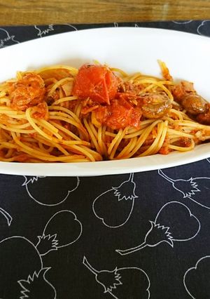 トマトソーススパゲッティ（ピッツァにも）-レシピのメイン写真
