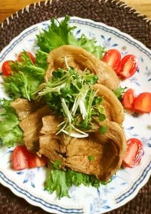 薄切り肉で紅茶豚-レシピのメイン写真