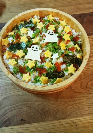 ハロウィンちらし寿司-レシピのメイン写真