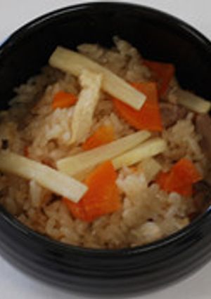 マコモタケの炊き込みご飯-レシピのメイン写真