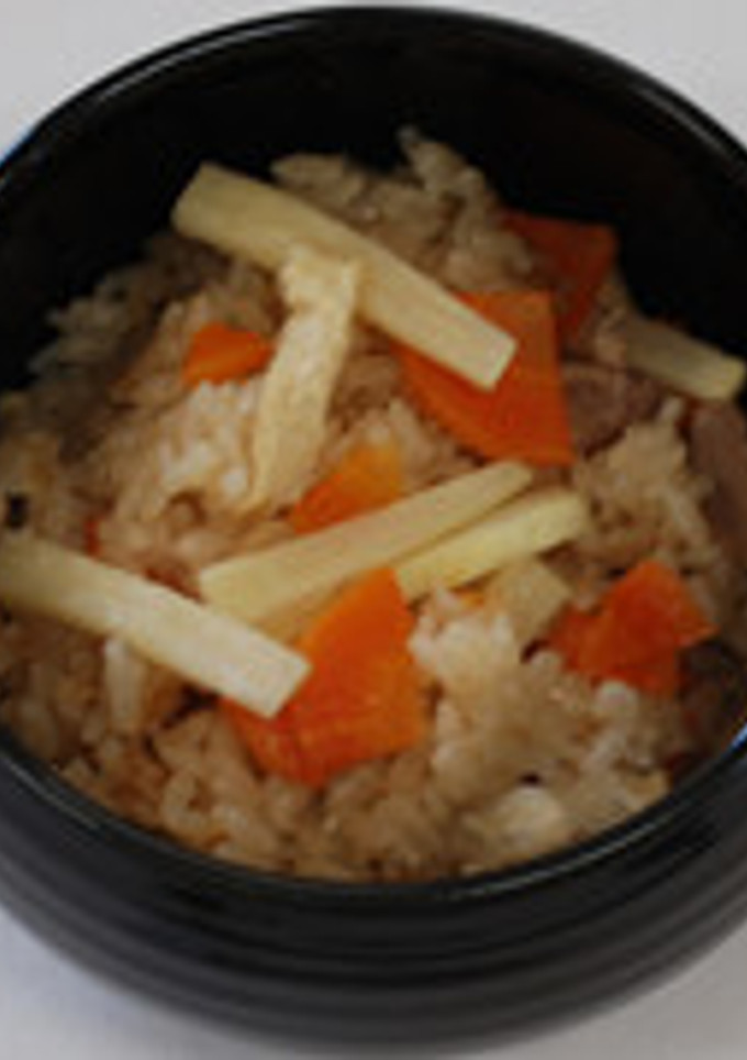 マコモタケの炊き込みご飯-レシピのメイン写真