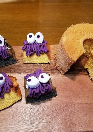 シフォンケーキのデコレーション-レシピのメイン写真
