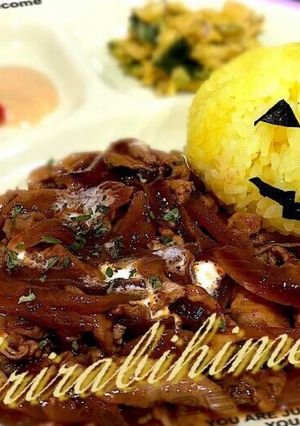 ハロウィンにポークストロガノフ｡:°ஐ♡-レシピのメイン写真