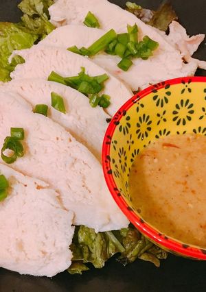 超簡単♬しっとり茹で鶏サラダ♡むね肉で-レシピのメイン写真
