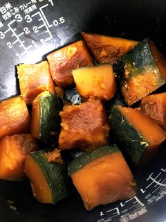 かぼちゃ 煮物 簡単 炊飯器-レシピのメイン写真