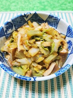 白菜と油揚げの炒め煮-レシピのメイン写真