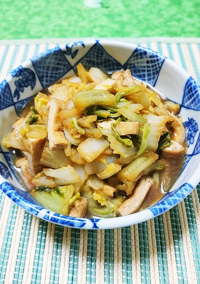 白菜と油揚げの炒め煮-レシピのメイン写真