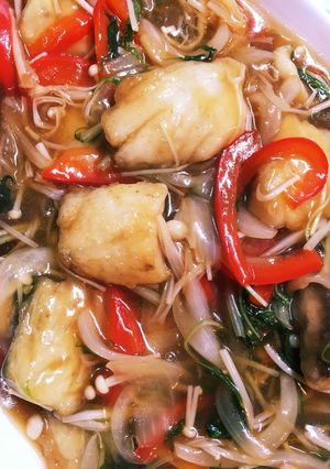 安いサバフィレで野菜たっぷり黒酢あん-レシピのメイン写真