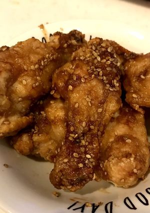 指まで美味い 手羽元甘辛揚げ-レシピのメイン写真