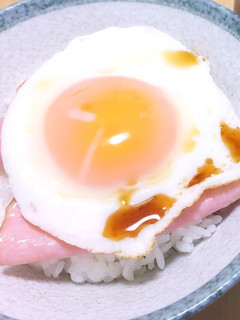 ハマる!究極のハムエッグ丼☆-レシピのメイン写真