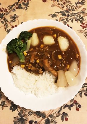 きのこでヘルシー♡鳥ささみのトマトカレー-レシピのメイン写真