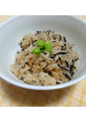 簡単！ひじきの混ぜご飯-レシピのメイン写真
