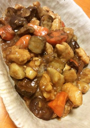 とろとろ黒酢の野菜と鶏胸肉-レシピのメイン写真