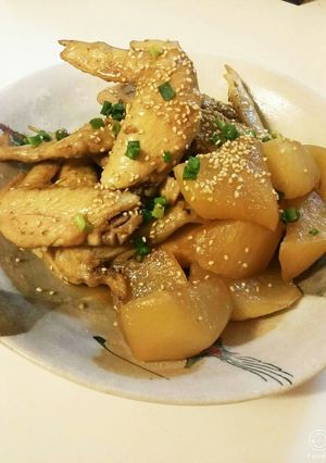 大根と手羽先の煮物★ごま風味-レシピのメイン写真