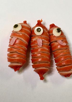 おばけウインナー-レシピのメイン写真