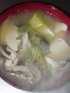キャベツ&豆腐&しめじの味噌汁-レシピのメイン写真
