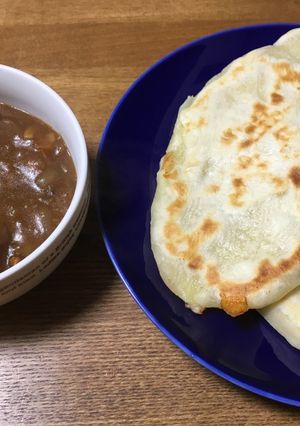 クイジナートでなんちゃってチーズナン-レシピのメイン写真