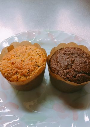 おからで紅茶・チョコレートマフィン＊-レシピのメイン写真