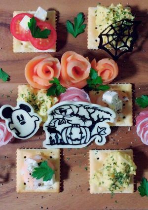 HappyHalloween❤カナッペ❤-レシピのメイン写真