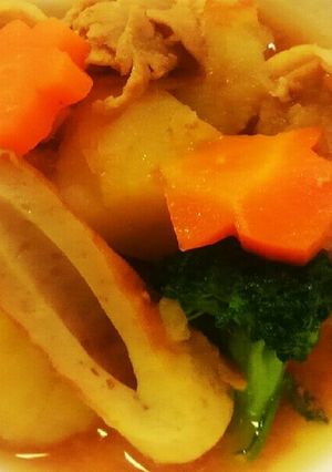 豚細肉ちくわジャガ芋の煮炊き❗ゆりさん風-レシピのメイン写真
