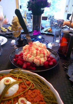ハロウィン　カリフラワー脳みそ-レシピのメイン写真