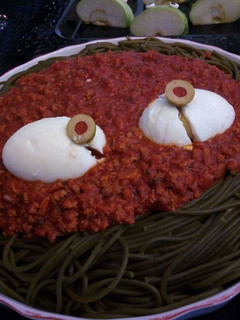 ハロウィン グニュグニュパスタ-レシピのメイン写真