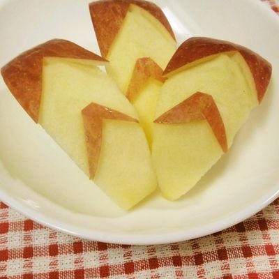 林檎うさぎページ おんぶうさぎりんご* by みっくママ 【クックパッド】 簡単