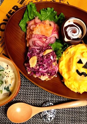 彩り◎ハロウィンカラーの副菜-レシピのメイン写真