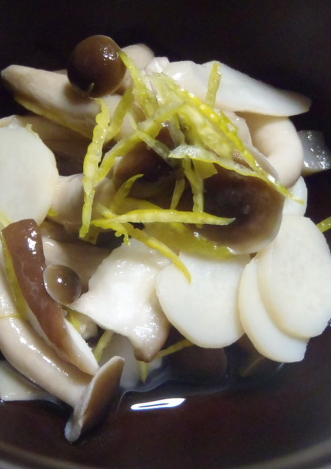 柚子風味の‥「キノコの甘酢漬け」-レシピのメイン写真