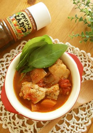 味付けコレ１本！とんかつソースでトマト煮-レシピのメイン写真