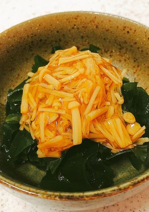 30秒♪ダイエット♪わかめとなめたけ和え-レシピのメイン写真