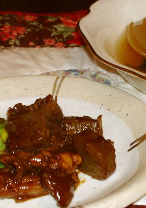 コラーゲンを食べる！牛筋肉とスープの活用-レシピのメイン写真