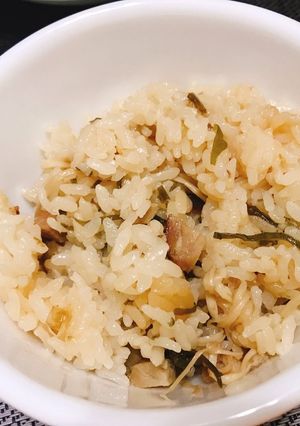絶品！簡単☆バタポン焼豚炊き込みご飯☆-レシピのメイン写真