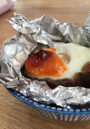 椎茸onたまご〜1分でボリューム副菜〜-レシピのメイン写真
