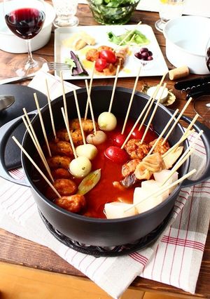 赤味噌トマトおでん ピンチョス仕立て-レシピのメイン写真