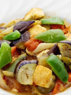 豆腐と旬野菜の甘酢あんかけ-レシピのメイン写真