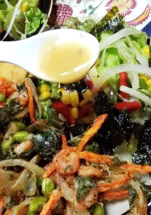 香味ペーストでぱぱっとドレッシング-レシピのメイン写真