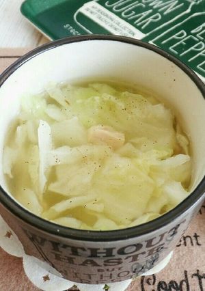 やる気無い時のレンチン中華スープ-レシピのメイン写真