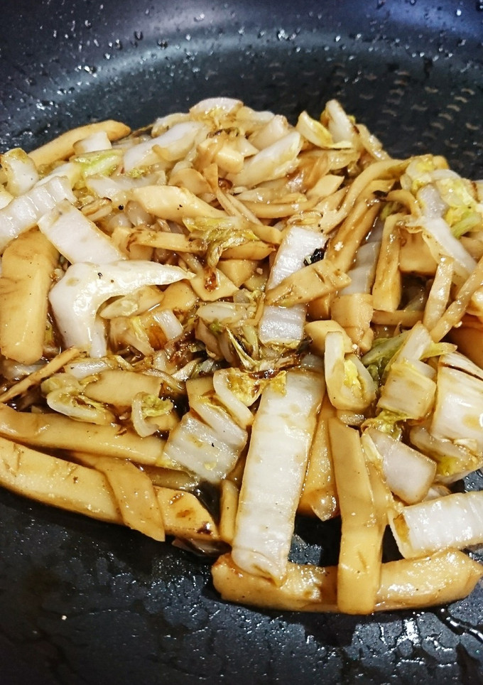 白菜と筍のオイスター炒め～青椒肉絲風～-レシピのメイン写真