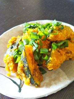 かぼちゃの味噌炒め-レシピのメイン写真
