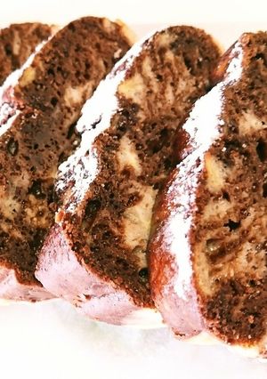バナナ３本で★チョコバナナマーブルケーキ-レシピのメイン写真