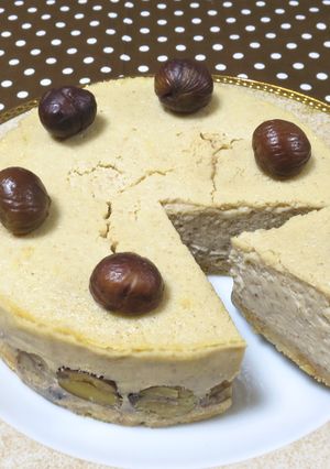 【絶品】簡単!栗のチーズケーキ♪-レシピのメイン写真