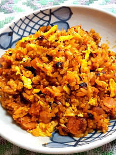 炒り卵入りチキンライス-レシピのメイン写真