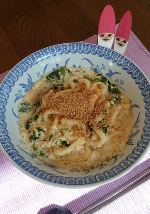 豆乳と卵のうどん-レシピのメイン写真